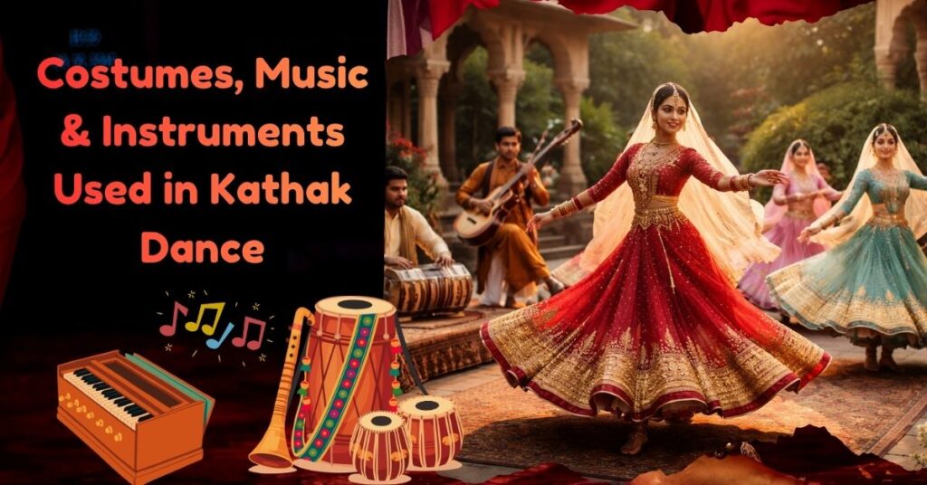 Costumes, Music & Instruments Used in Kathak Dance